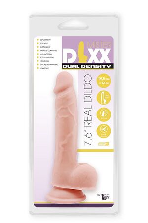 Телесный фаллоимитатор-реалистик Dual Density Dildo - 19,5 см.